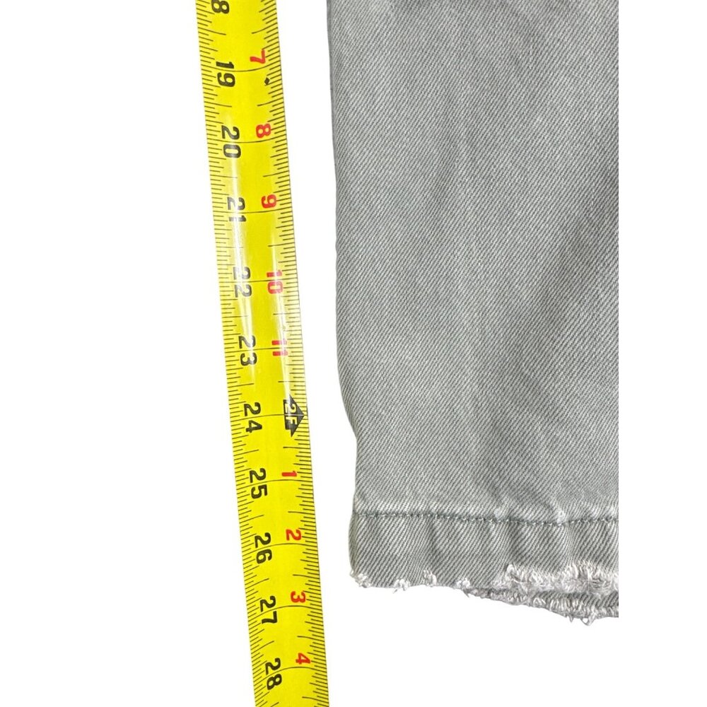 Abercrombie & Fitch Men's Pants Light Green Distressed Utility 28x30 Loose Fit - Picture 7 of 11